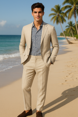 IVORY CLASSIC LINEN SUIT