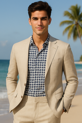 IVORY CLASSIC LINEN SUIT