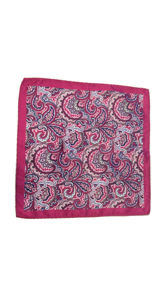 Floral Printed Pocket Square - Arjuun Kilachand