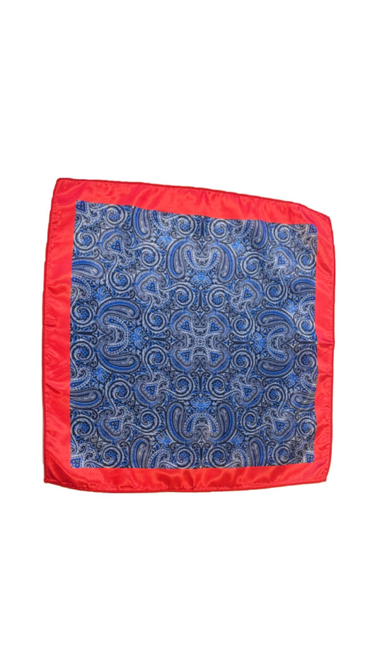 Floral Printed Pocket Square - Arjuun Kilachand