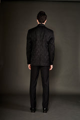 BLACK TUXEDO SUIT - Arjuun Kilachand