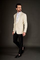 IVORY TUXEDO SUIT - Arjuun Kilachand