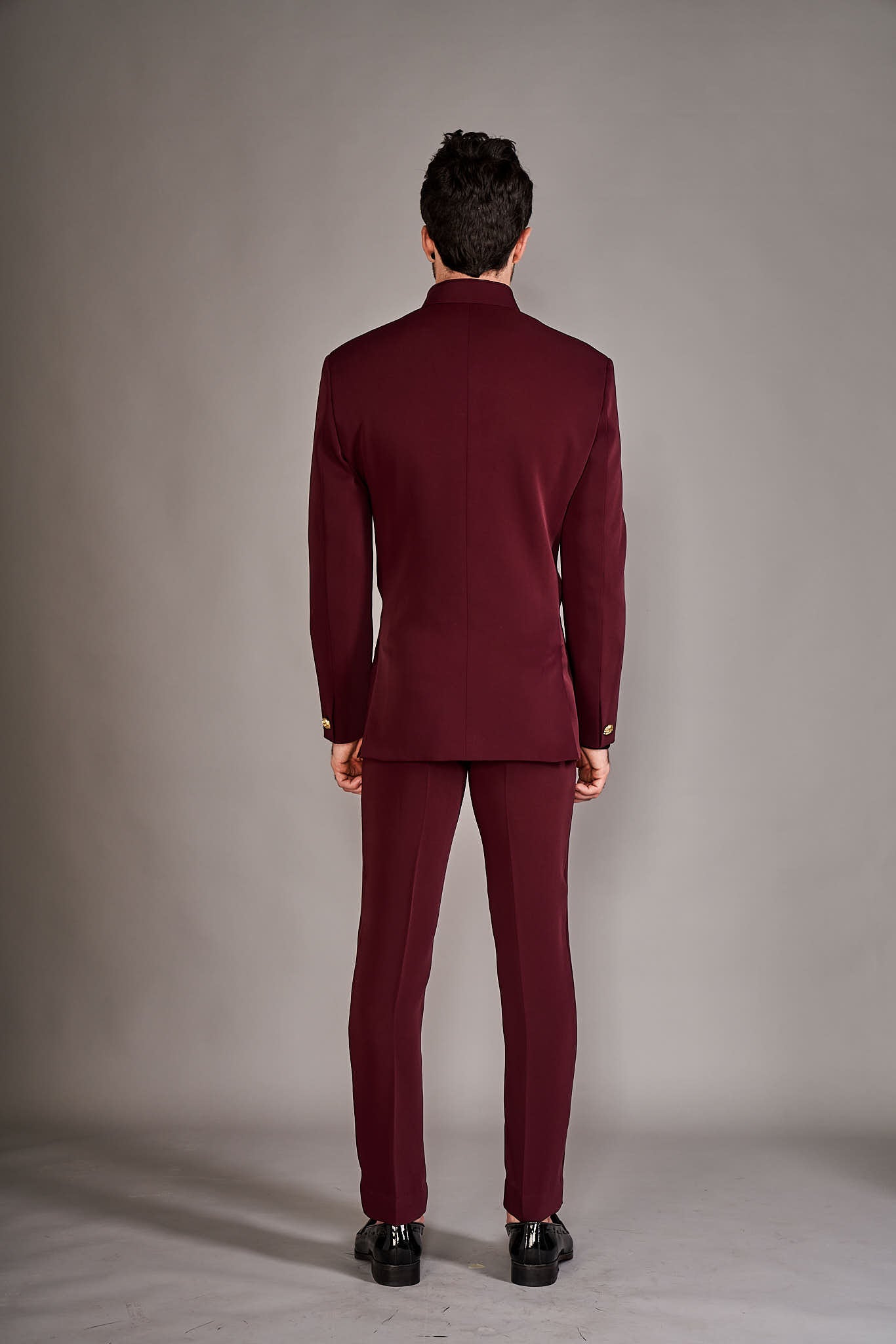 MAROON BANDGALA SUIT - Arjuun Kilachand