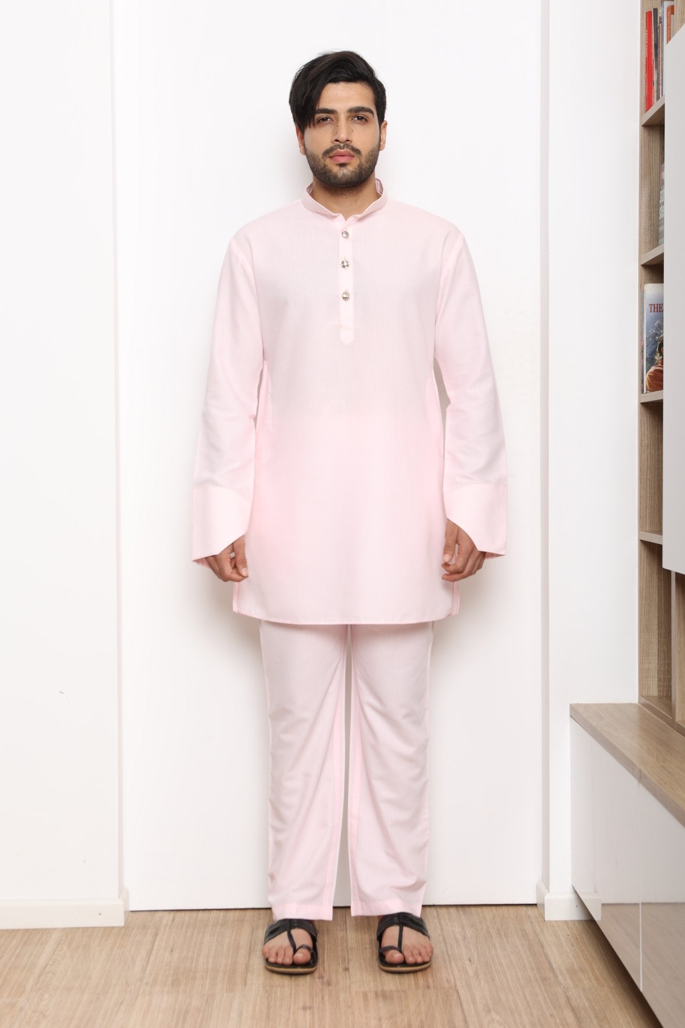 ROSE PINK KURTA SET - Arjuun Kilachand