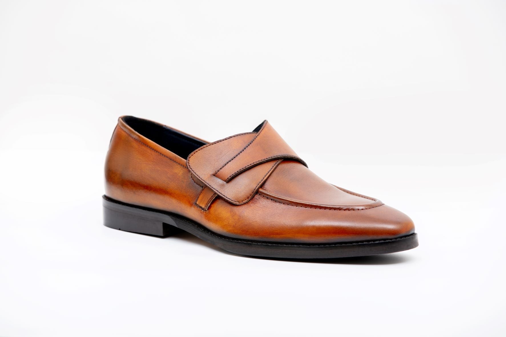 TAN BUTTERFLY PENNY LOAFER - Arjuun Kilachand